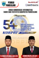 Dinas Komunikasi Informatika Sandi dan Statistik Kabupaten Pandeglang Mengucapkan Selamat Hari Korpri ke 54