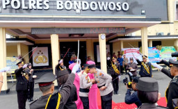 Saling Sapa dan Doa, Suasana Haru Warna-i Serah Terima Jabatan Kapolres Bondowoso