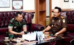 Bangun Kolaborasi Lintas Lembaga, Dandim 0822 Kunjungi Kejari Bondowoso