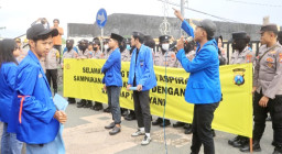 Aksi PC PMII Soroti Kinerja DPRD dan Tambang Ilegal, Diwarnai Apresiasi Polisi