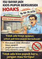 Isu Pengangkatan PPTS/Kios Pupuk Bersubsidi Baru : "Hoaks"