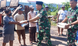 Korem 081/DSJ Salurkan Zakat Fitrah Hampir 1 Ton Beras