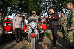 Pangdam V/Brawijaya Tinjau Kesiapan Peresmian Nasional Koperasi Merah Putih di Lamongan