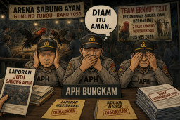 Polres  Lumajang dan Polsek Tidak Punya Nyali Tutup Perjudian Sabung Ayam dan Dadu di Ranuyoso