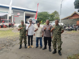 Perwira Penghubung (Pabung) Kodim 0815 Mojokerto Mayor Infanteri Muchlison Efendi, S.H Kawal Sukses Peresmian Koperasi D