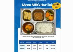 Zero Waste Selama 3 Bulan! SPPG Taman Krocok Sajikan Menu Berkelas dengan Kandungan Gizi Super