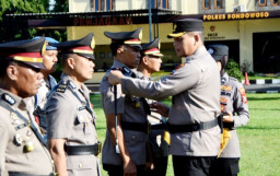 Mutasi Massal Polres Bondowoso: Kapolsek Kota Pensiun, Dua Kasat Jadi Pamen di Pasuruan
