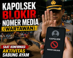Kapolsek Ambulu Diduga Blokir Nomor Jurnalis, Pengaduan Aktivitas Judi Sabung Ayam Dinilai Belum Mendapat