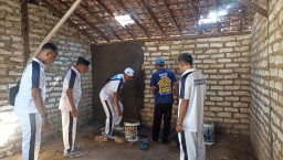 Tebar Manfaat di Tengah Masyarakat, Lapas Narkotika Pamekasan Gelar Program Bedah Rumah