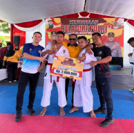 BRAVO" Peserta Beladiri Polres Ngawi Raih Dua Medali di Kejuaraan Beladiri Polri Kapolda Jatim Cup 2026