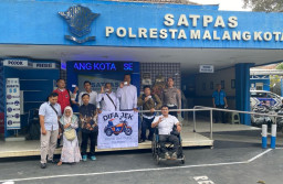Polresta Malang Kota Berikan Layanan Prioritas Pembuatan SIM bagi Penyandang Disabilitas