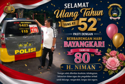 Ultah Bertepatan Dengan HUT Bhayangkara Ke-80!! H. Niman Genap 52 Tahun, Doa dan Harapan Mengiringi Pengabdian Untuk Pol
