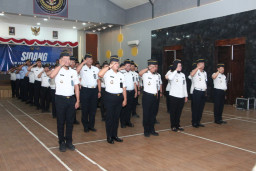 Lapas Kelas I Madiun Ikuti Apel Bersama Kemenko Kumham Imipas dan Jajaran, Perkuat Disiplin Kerja dan Semangat Menyambut