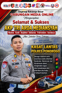 AKP Tri Arda Meidiansyah Resmi Jabat Kasatlantas Polres Ponorogo, Siap Wujudkan Transformasi Pelayanan dan Kamseltibcarl