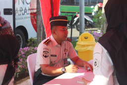 Donor Darah Merdeka, Lapas Sidoarjo Wujudkan Semangat HUT ke-81 RI Melalui Aksi Kemanusiaan