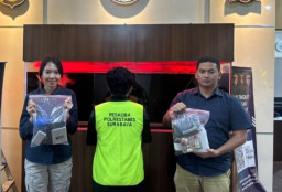 Pembuat Tembakau Sintetis Dibongkar SatResnarkoba Polrestabes Surabaya, Juga Sediakan Ganja