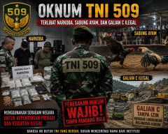Dugaan Oknum Insial J Dari 509 Kostrad Jember Bekingin Sabung Ayam,Galian C dan Peredaran Obat Terlarang