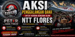 Persaudaraan Timur Indonesia Raya (PETIR) DPW Jawa Timur Gelar Penggalangan Dana untuk Korban Bencana Flores, NTT