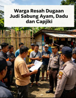 Dugaan Judi Sabung Ayam, Dadu, dan Capjiki Marak di Desa Kradenan dan Boro, Kecamatan Pakis, Malang – Warga Resah, Minta