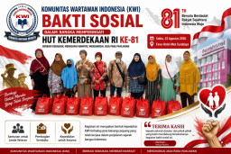 KWI Gelar Bakti Sosial dan Santunan Janda Veteran dalam Memperingati HUT Kemerdekaan RI ke-81