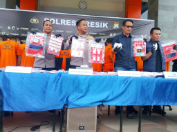 Pers Release, Operasi Tumpas Narkoba Semeru Polres Gresik Berhasil Mengungkap 14 Kasus Narkoba Dalam Sepekan 
