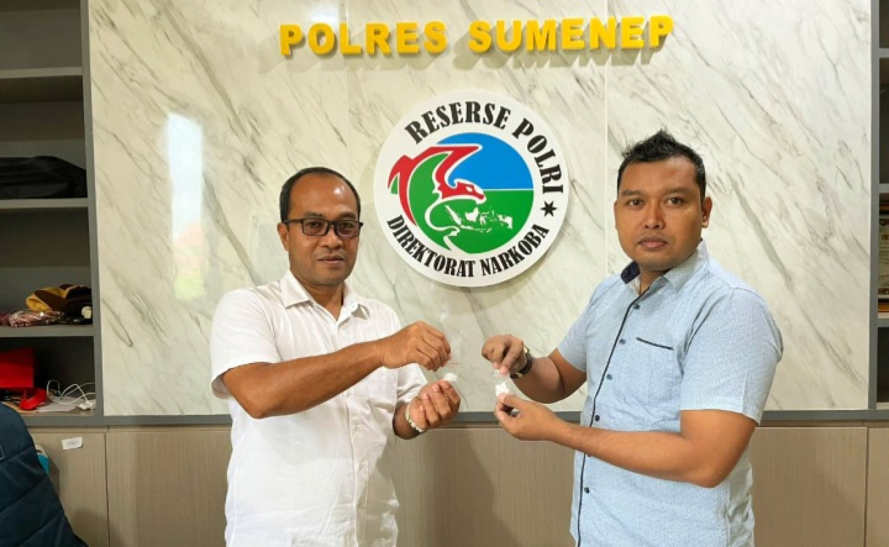 Polres Sumenep Amankan Tersangka Pengedar Sabu di Talango