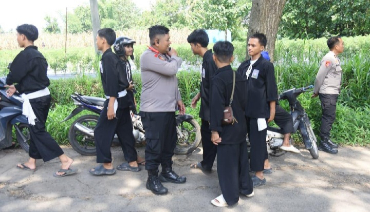 Sinergitas TNI-Polri dan PSHT, Sukseskan Tes Kenaikan Sabuk Tingkat Hijau ke Putih
