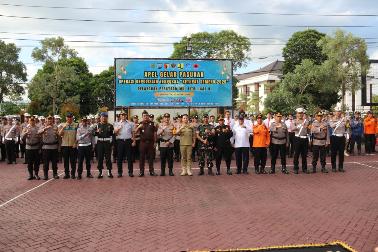 TNI–Polri dan Pemkab Trenggalek Siap Amankan Mudik Lebaran 2026