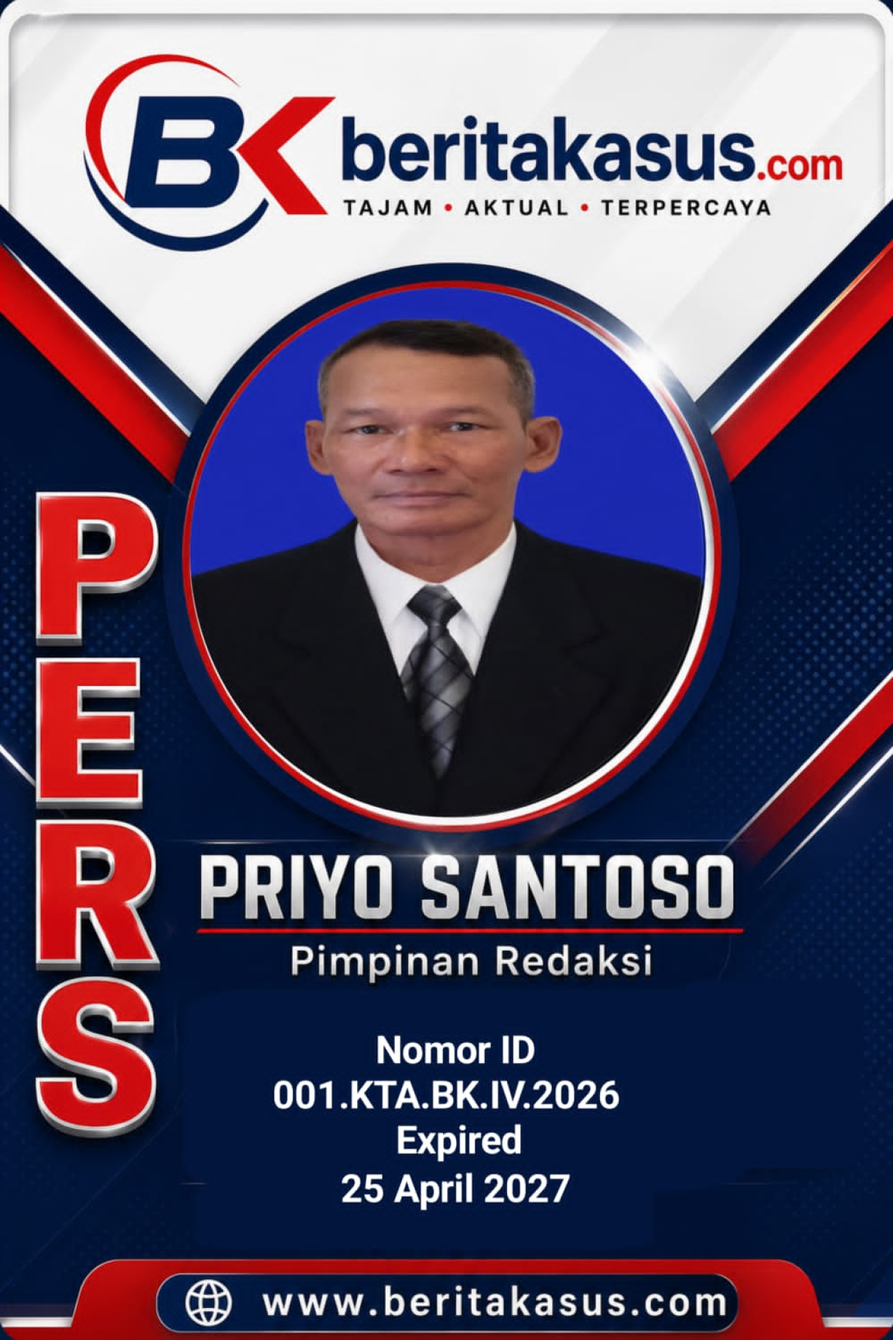 Beritakasus.com Resmi Diluncurkan, Priyo Santoso Ditunjuk sebagai Pimpinan Redaksi