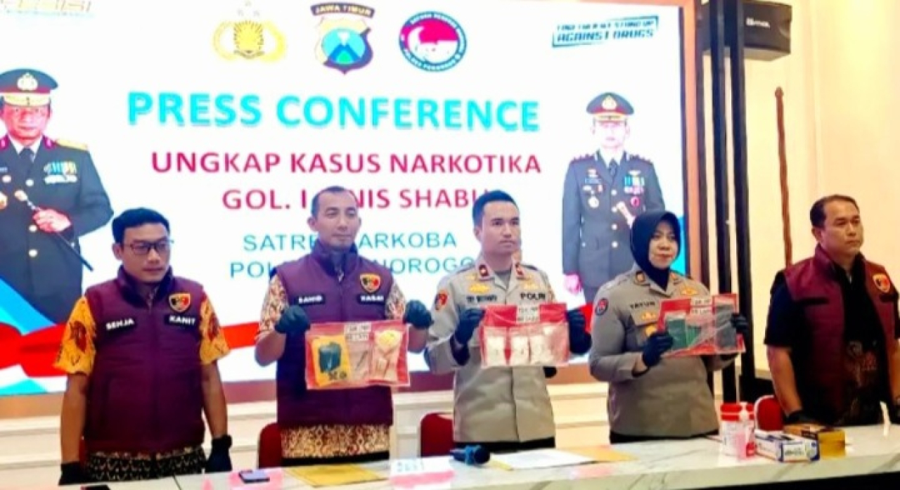 Terancam Hukuman Mati! Polres Ponorogo Ringkus INR, Pengedar Sabu Jaringan Madiun dengan Barang Bukti 301 Gram