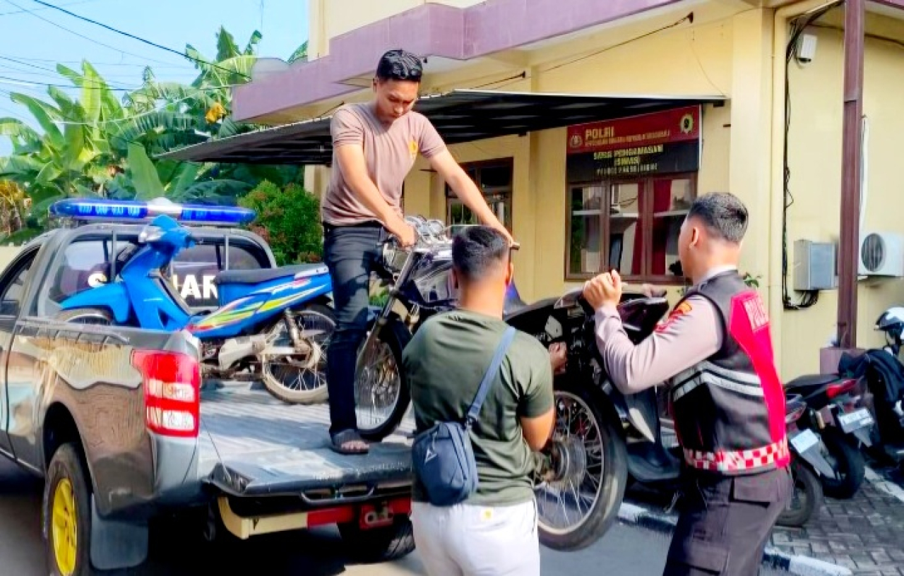 Resahkan Warga, Polres Probolinggo Bubarkan Aksi Balap Liar di Dringu, 67 Motor Tanpa Surat Disita