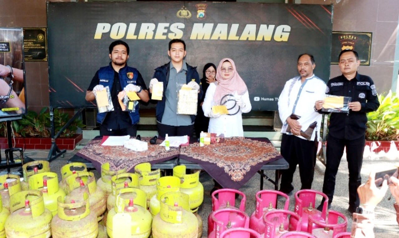 Gawat! Polres Malang Ungkap Modus Baru Sindikat LPG: Subsidi 3 Kg Dikuras ke Tabung 12 Kg