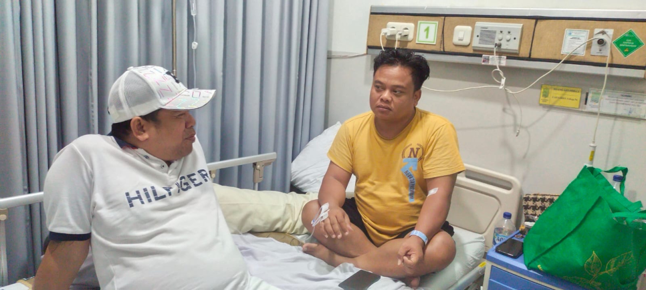 Aksi Sosial Dalam Bentuk Kepedulian Dan Solidaritas Sesama Profesi Berupa Kunjungan di R.S, Ketua Umum KWI Menjenguk Ang