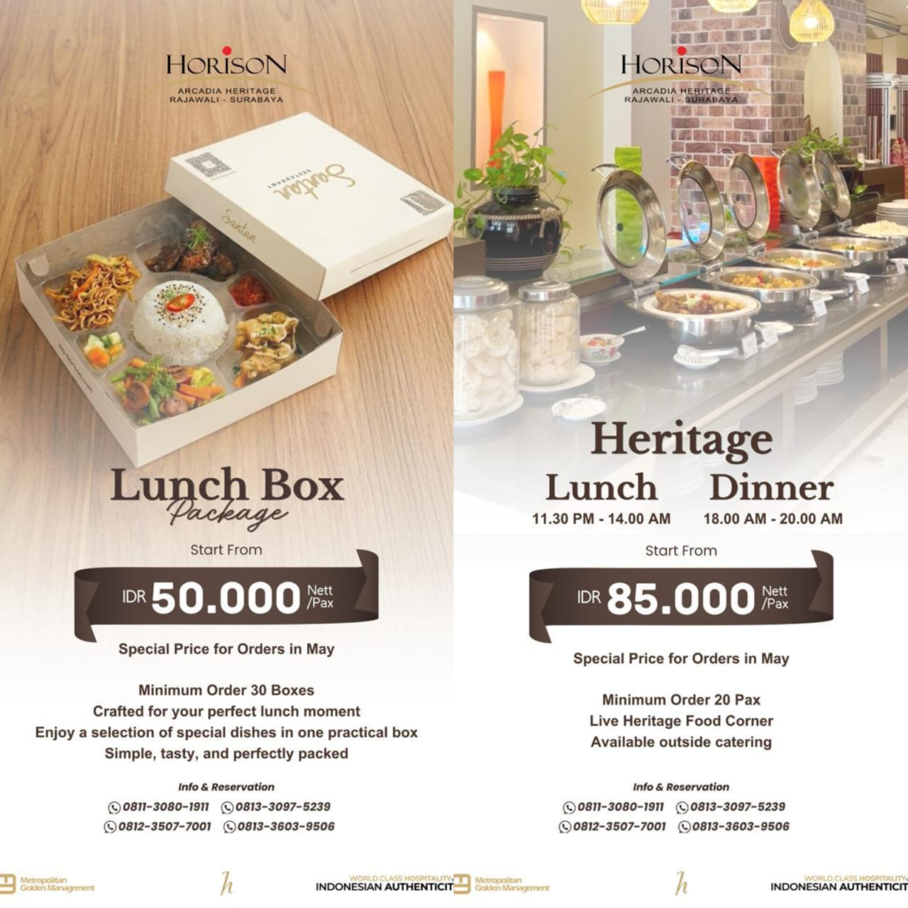 Hidupkan Kembali Cita Rasa Autentik, Horison Arcadia Heritage Surabaya Hadirkan Promo Kuliner Eksklusif untuk Berbagai M