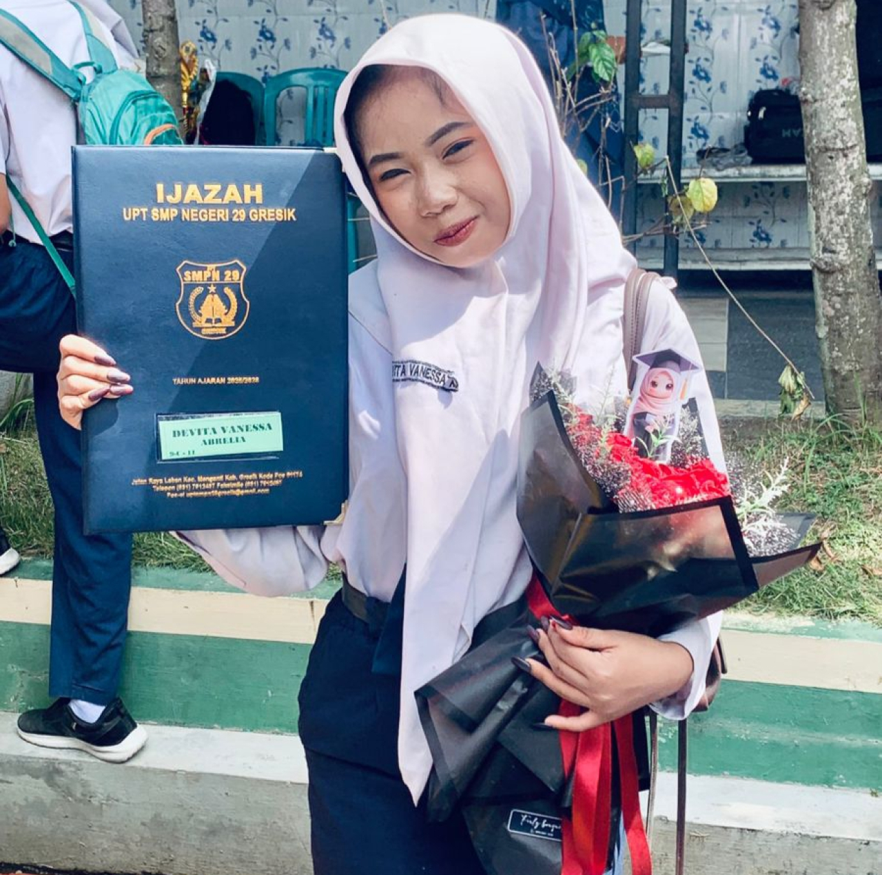 Alhamdulillah, Devita Vanessa Abrelia Diterima di SMK Negeri 1 Driyorejo Gresik Melalui Jalur Prestasi