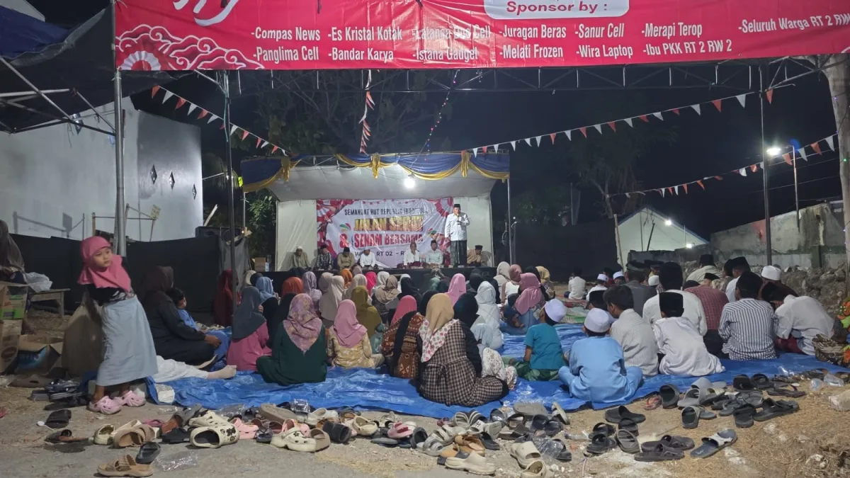 Warga Merapi RT 2 RW 2 Gelar Istighosah dan Peringatan Maulid Nabi SAW Bertepatan dengan Momen Kemerdekaan RI ke 81  
